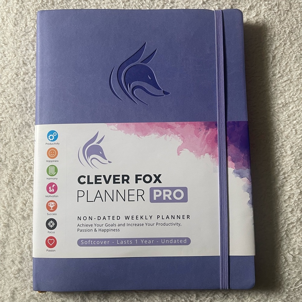Clever Fox Planner Pro- Non Dated Weekly Planner